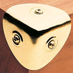 Corners Trunk Brass Edge Length 1"