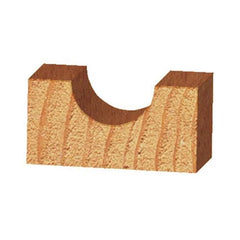 Round Nose / Core Box Router Bit - 1/4" SH