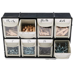 8 Door Tilt Out Storage Bin