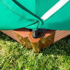 7' x 8' x 13.5" Hexagonal Collapsible Sandbox Cover