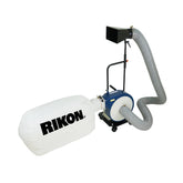 Portable Dust Collector with Wall Mount - 1 HP - 2 Micron Bag