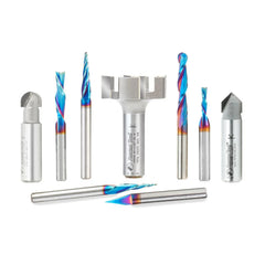 9-piece Spektra CNC Bit Set for Axiom AutoRouter by Amana Tool