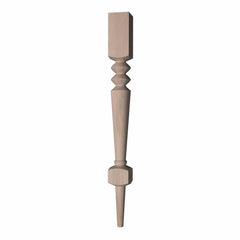Abaco Island Leg - 35-1/2" x 3-1/2" x 3-1/2"