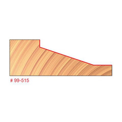 Quadra-Cut Raised Panel Router Bit Bevel Pattern, 1/2" SH