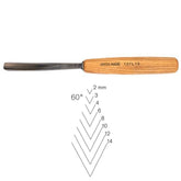 Long Bent V-Parting Tool