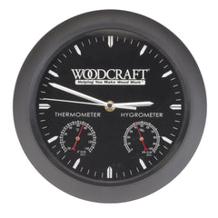 Woodshop Clock with Thermometer and Hygrometer