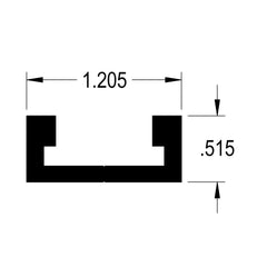 Standard 3/4" Miter Track - 48" Length