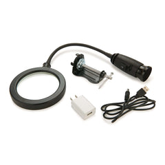 LED Shop Light With Magnifying Glass Head