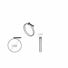 Wire Hose Clamp - 4"