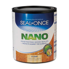 Seal-Once Nano Guard Wood Sealer - Water Based - Clear - Quart