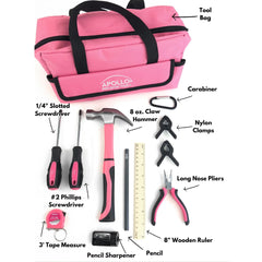My First Tool Kit, 14 Piece - Pink
