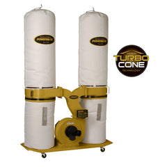 TurboCone Dust Collector with 30-Micron Bag Filter Kit - 3 HP 1 Ph 230V - PM1900TX-BK1