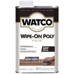 Wipe-On Polyurethane - Solvent Based - Clear - Quart