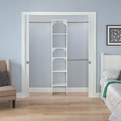 SuiteSymphony 16" W Starter Closet Tower Kit, Pure White