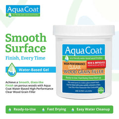 High Performance Clear Wood Grain Filler