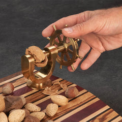 Nutcracker Turning Kit - Ship's Wheel - Solid Brass