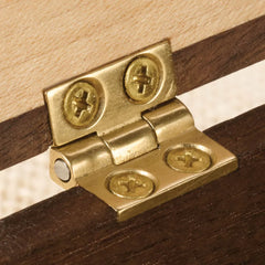 Small Brass Box Hinge - 1 Pair