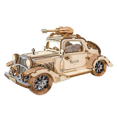 Vintage Car 3D Wooden Puzzle Kit