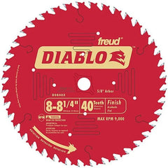 D0840X Diablo Finishing Blade, 8-1/4" diameter, 5/8" arbor, 40 teeth ATB