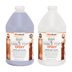 Bar and Table Top Epoxy Resin - Clear- 1 Gallon Kit