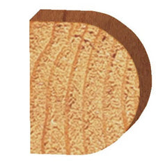1434 Half Round (Bull Nose) Router Bit 1/2" SH 1/2" R X 1" Co X 1-1/2" CL 1-15/16" D