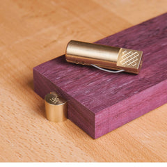 Brass Bench Dogs - 2-3/8" x 3/4" - Pair
