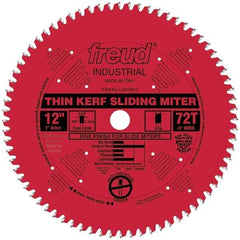 LU91R012 Sliding Compound Miter Saw Blade 12" x 1" Bore x 72 Tooth ATB