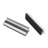 4" Aluminum Vise Jaws With Rubber Face - 4" - Pair