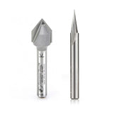 2-piece Signmaking Bit Set for Axiom Iconic CNC Machinesby Amana Tool
