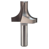 Plunge Roundover Bit w/Plunge Point 5/8" R 1-3/4" LD 1/2" SD 1/2" SH 3" OL 2 FL