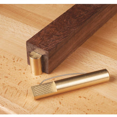 Brass Bench Dogs - 4-3/8" x 3/4" - Pair