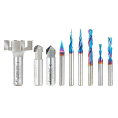 9-piece Spektra CNC Bit Set for Axiom AutoRouter by Amana Tool