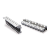 Aluminum Prismatic Vise Jaws - 4" - Pair