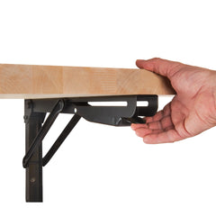 Wall Mounted Folding Workbench Brackets - Pair