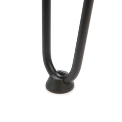 2-Wire Hairpin Leg - 28" - Black - 4 Piece