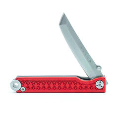 Pocket Samurai Keychain Knife - Red
