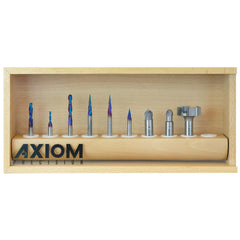 9-piece Spektra CNC Bit Set for Axiom AutoRouter by Amana Tool