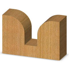 Plunge Roundover Bit w/Plunge Point 5/8" R 1-3/4" LD 1/2" SD 1/2" SH 3" OL 2 FL