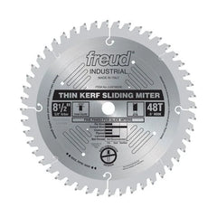 LU91M008 Industrial Thin Kerf Sliding Miter Blade, 8-1/2" diameter, 5/8" arbor, 48 teeth ATB