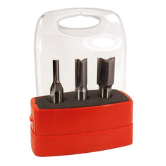 Undersized Plywood Dado Router Bit Set - 1/2" Shank - 3 Piece