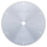 14" x 96T Carbide Tipped Thin Kerf Sliding Compound, Miter and Radial Arm Blade, Neg. 5 Deg., 1" Bore, ATB