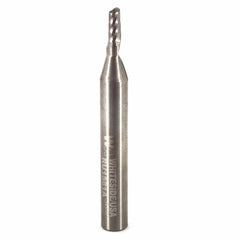 Single O-Flute Upcut Spiral Router Bit - 1/4" SH