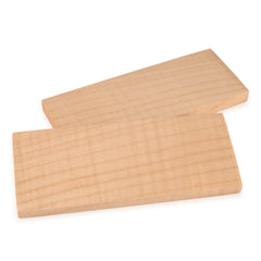 Flame Maple Knife Scales - 3/8" x 2" x 5" - Pair