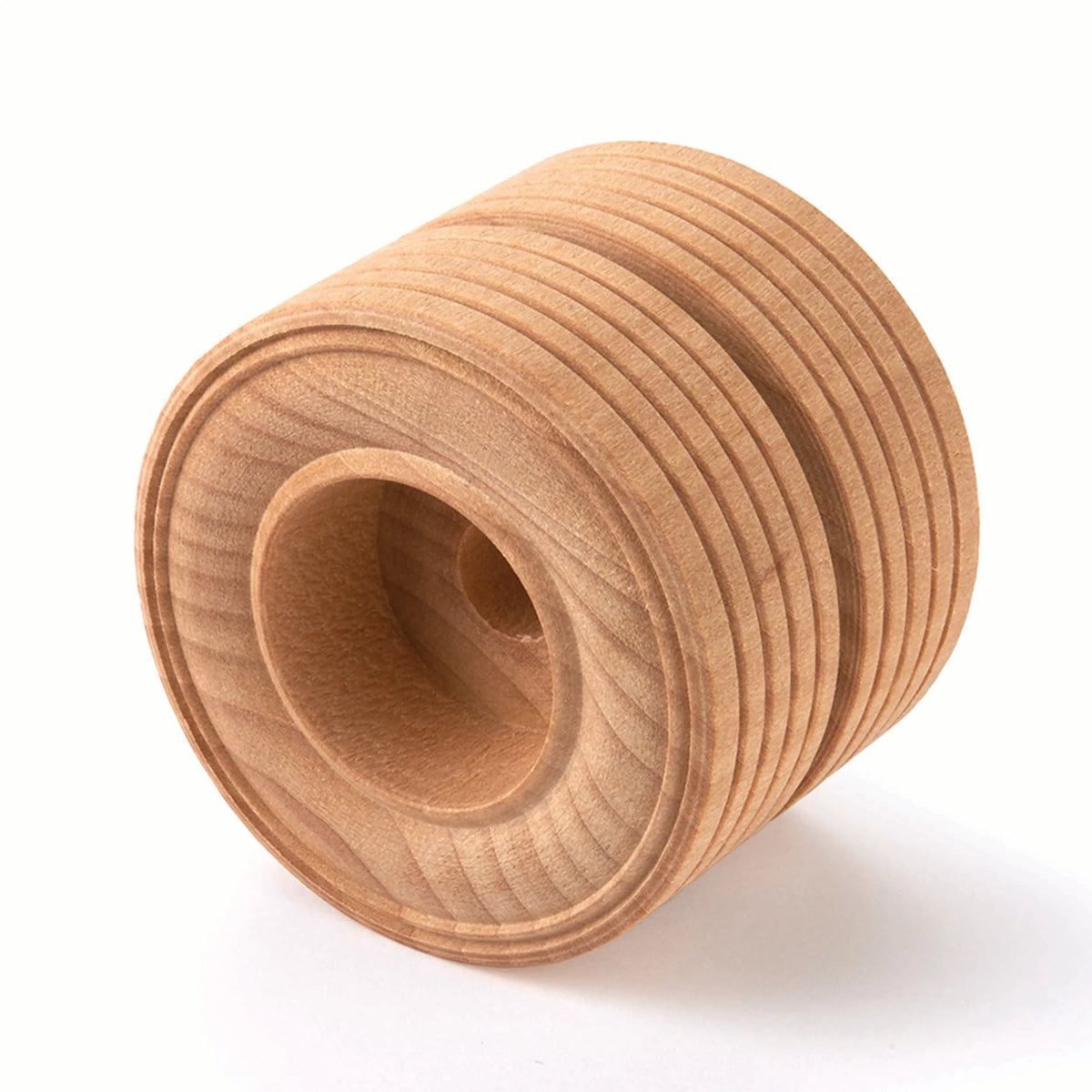 Wooden Dual Truck Wheels - 2" Diameter - 11/16" W - 3/8" Axle Hole