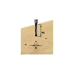 Dowel Drill Router Bit for Hardwood - 8 mm SH 53.5 mm OL