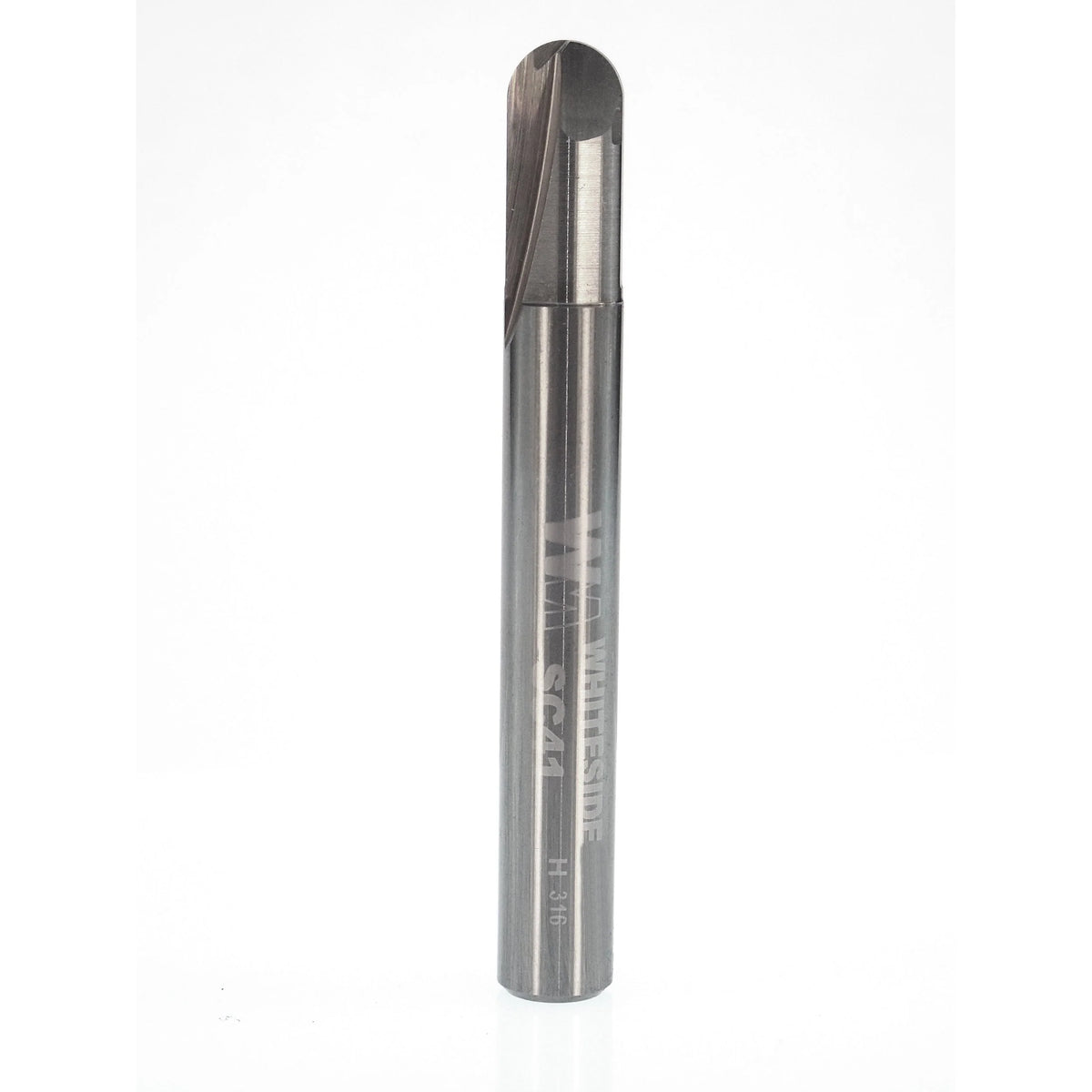 SC41 Round Bottom Veining Router Bit 1/8" R X 1/4" D X 1/2" CL 2" OL