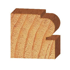 3248 Edge Beading Router Bit 1/4" SH 1" D X 5/16" BD X 5/8" CL X 2-1/4" OL
