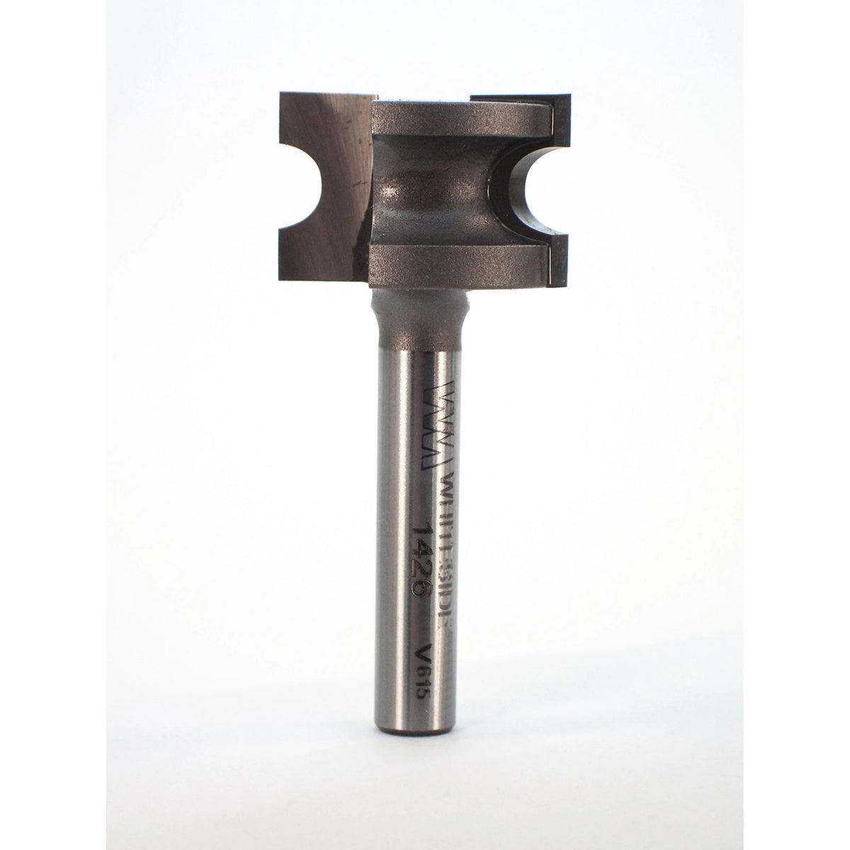 1426 Half Round (Bull Nose) Router Bit 1/4" SH 1/8" R X 1/4" Co X 9/16" CL 7/8" D