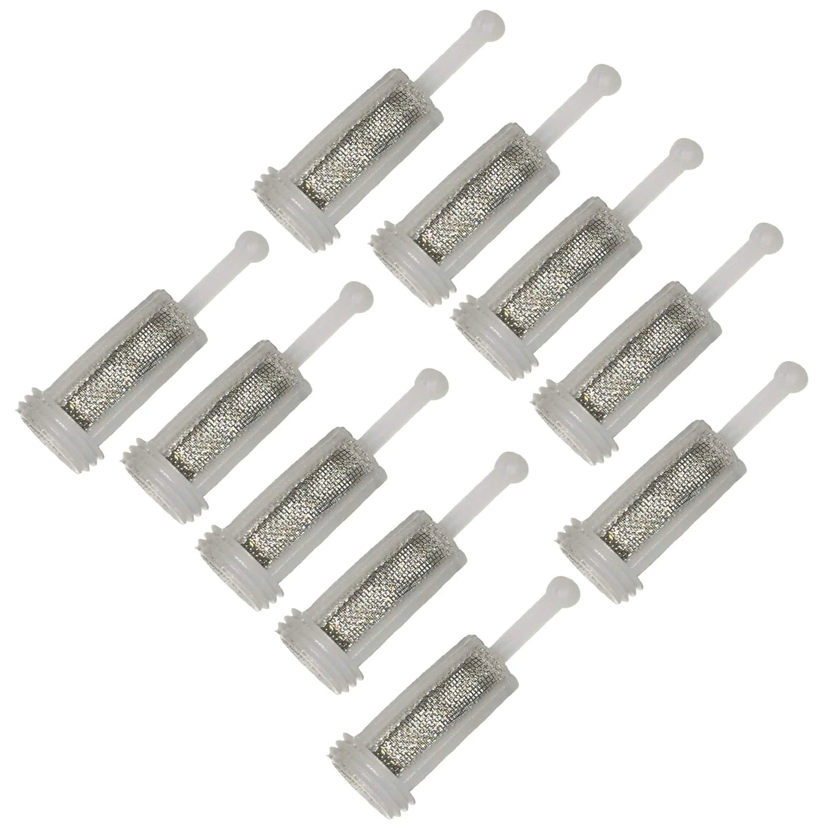 Stainless Steel Mesh Strainers for Nylon Gravity Feed Barrel- 10 Pack