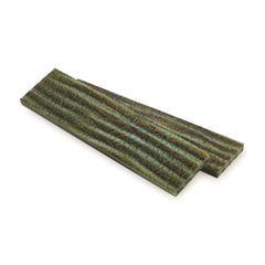 Poly Resin Knife Scales - 15/64" x 2" x 7" - Green Tortoise - Pair